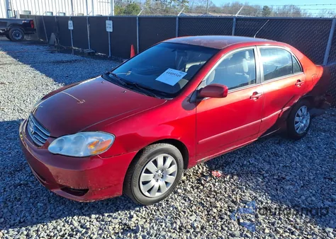 2004 Toyota Corolla Le from USA, damaged, VIN 1NXBR32E04Z291859